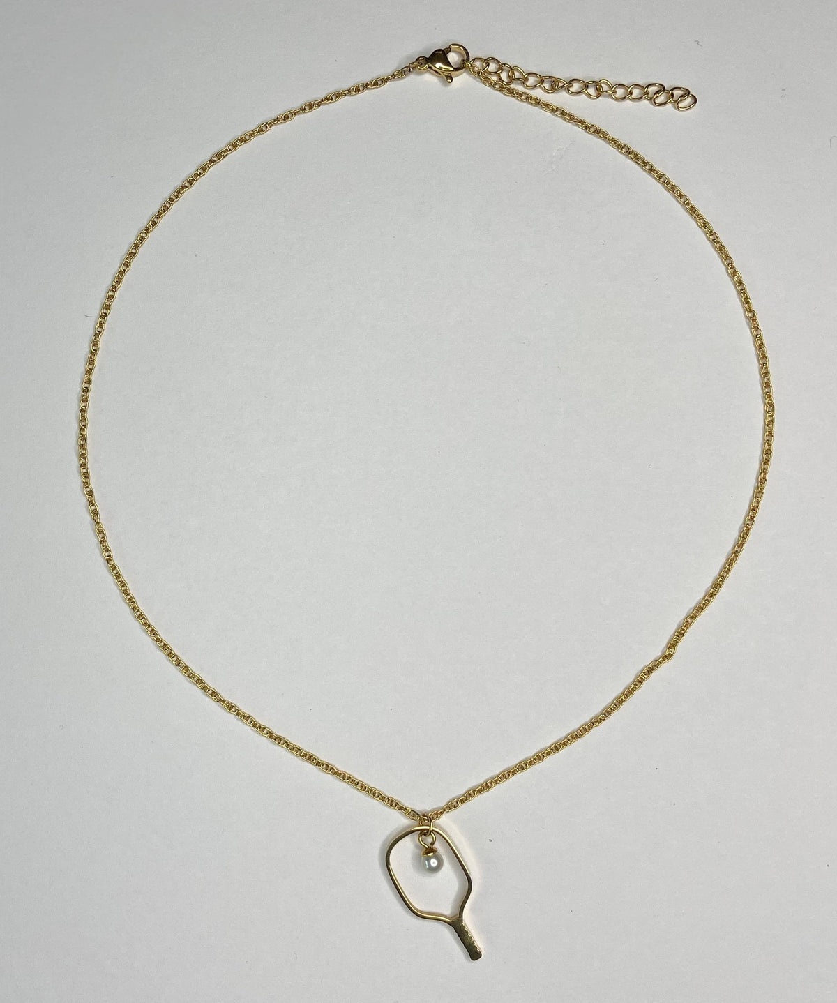 Paddle Pearl Necklace