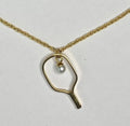 Paddle Pearl Necklace