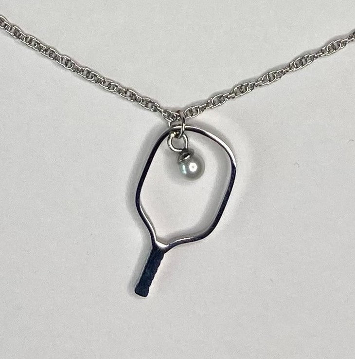 Paddle Pearl Necklace