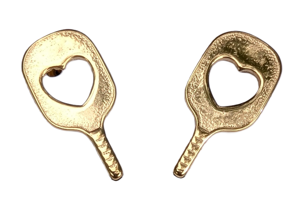 Paddle Heart Earrings