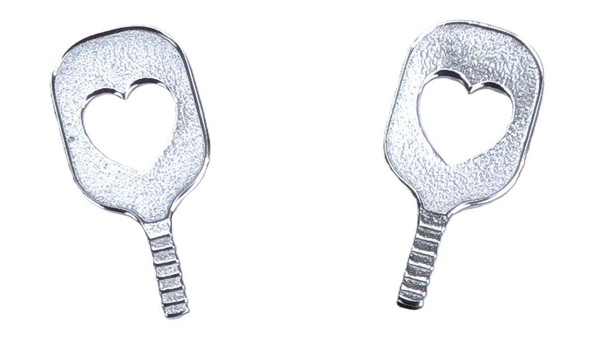 Paddle Heart Earrings