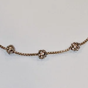 Triple Ball Bling Necklace